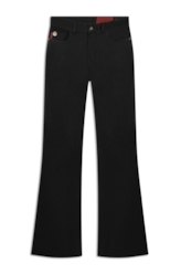 Calça First Black Skinny Flare Lav. Amaciado