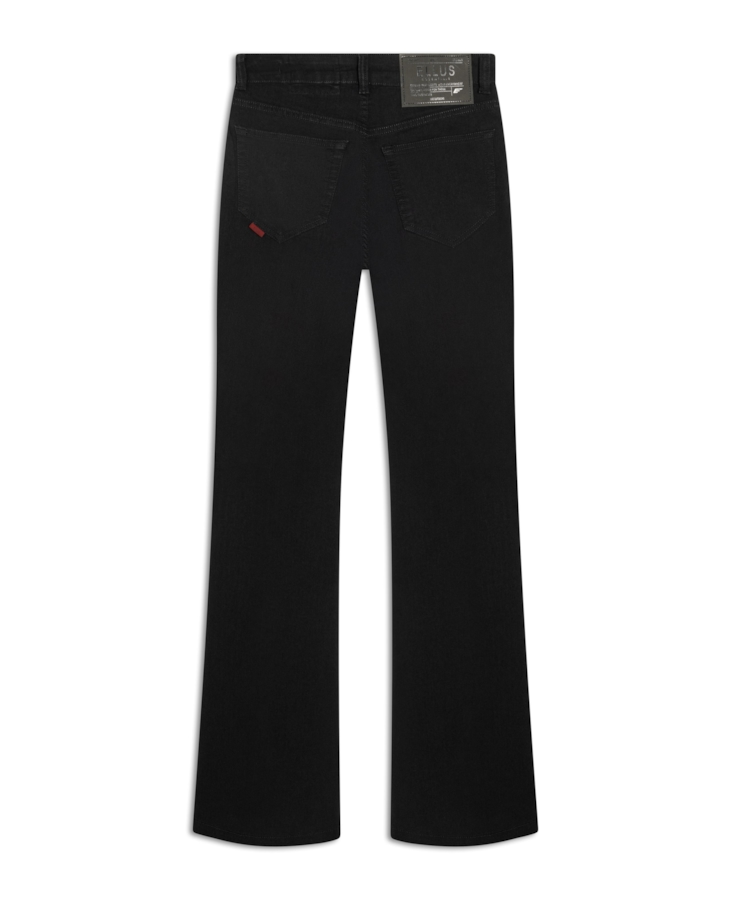 Calça First Black Skinny Flare Lav. Amaciado