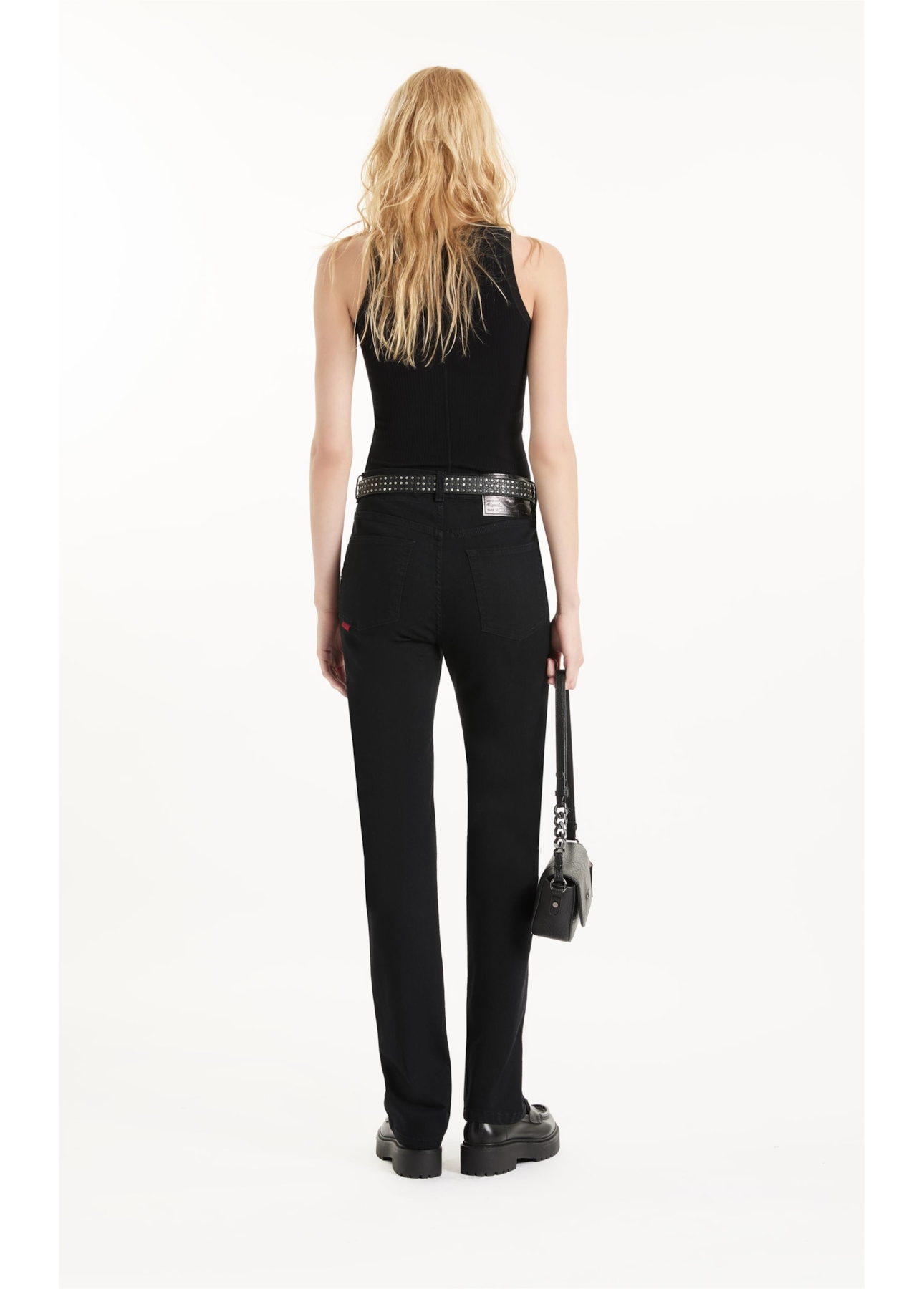 Calça First Black Slim Amaciado