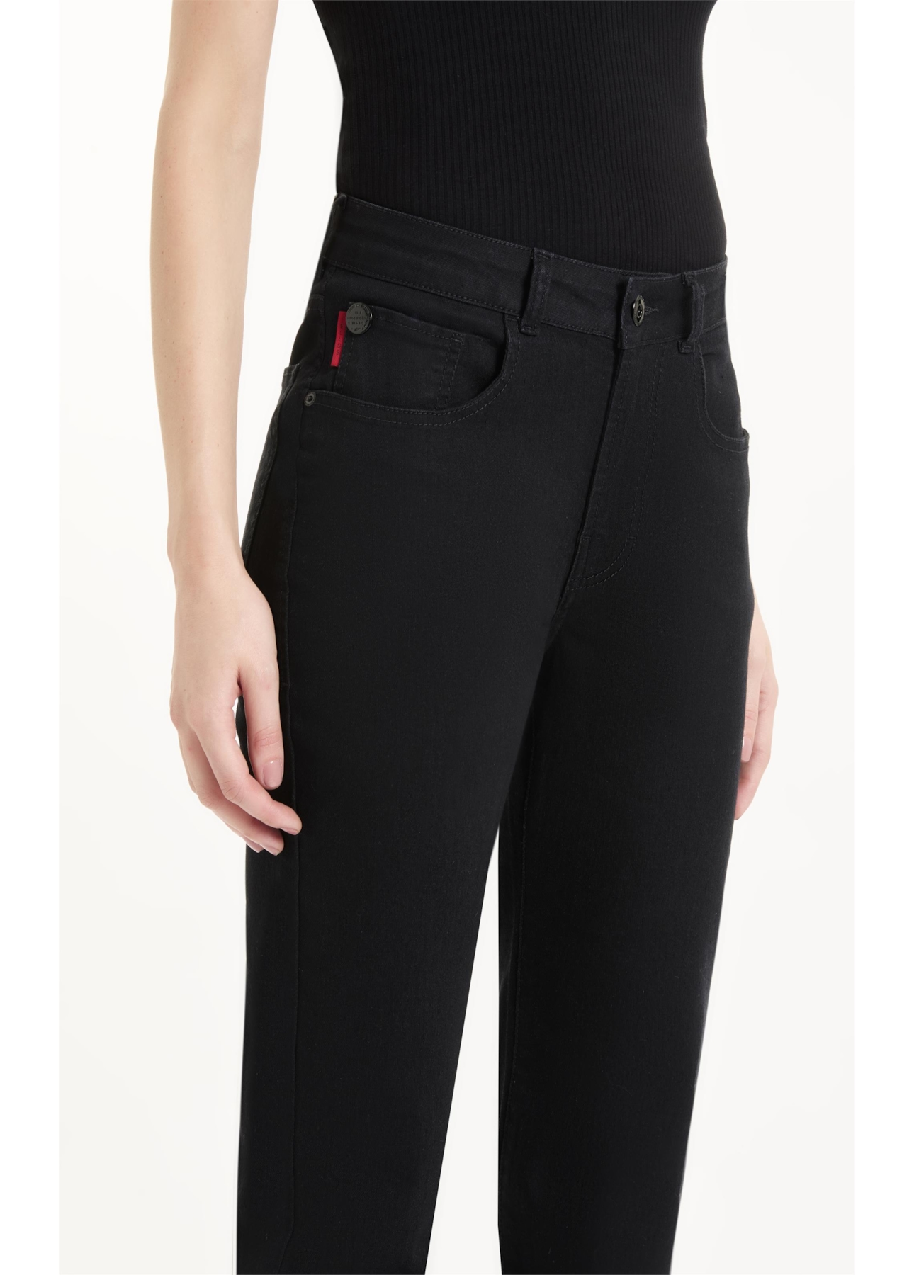 Calça First Black Slim Amaciado