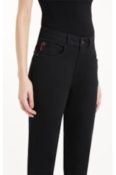 Calça First Black Slim Amaciado