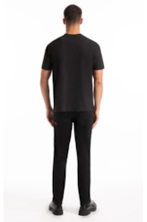 Calça First Black Slim Lav. Amaciado