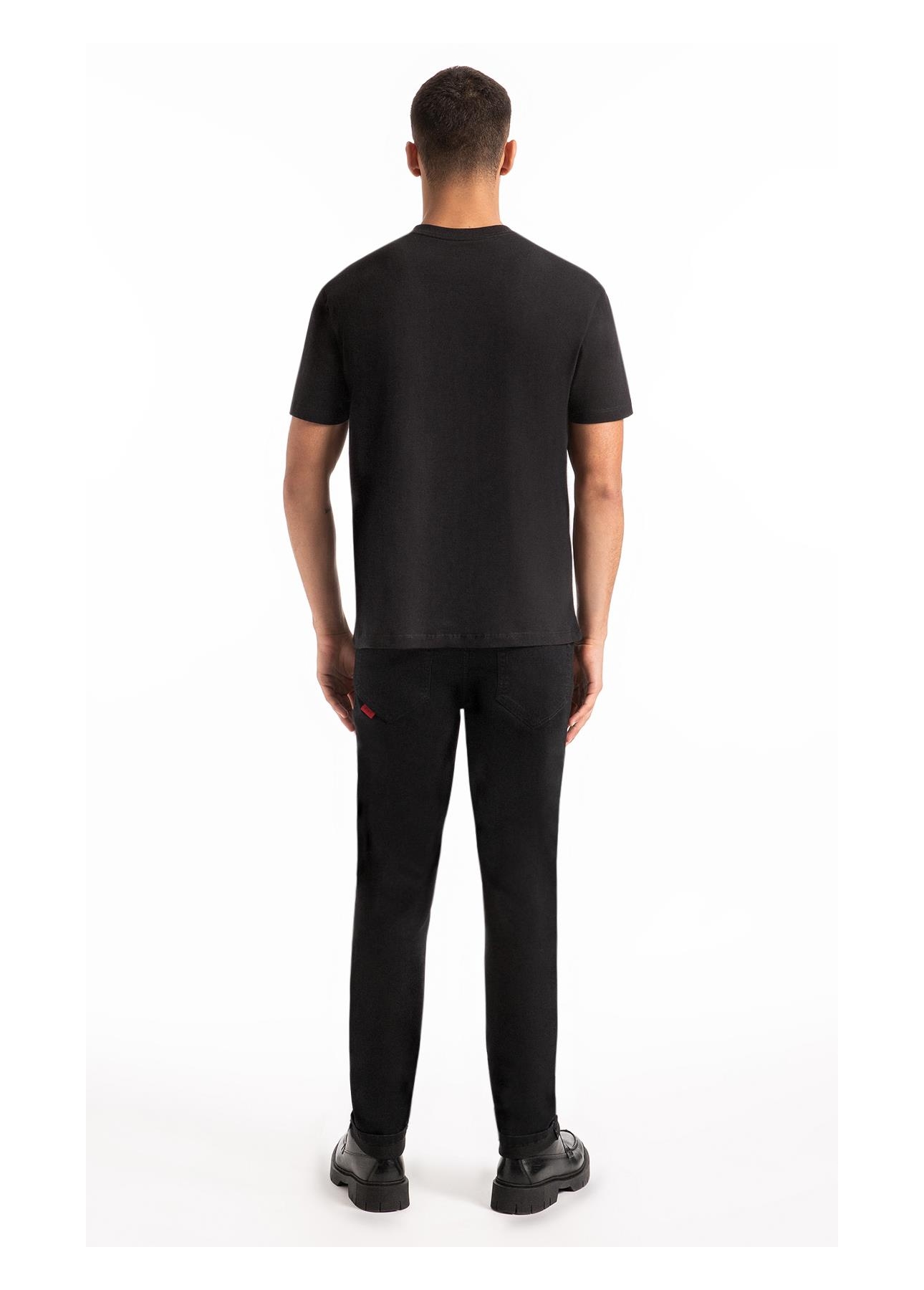 Calça First Black Slim Lav. Amaciado