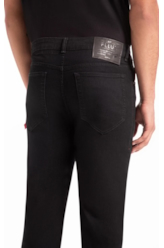 Calça First Black Slim Lav. Amaciado