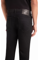 Calça First Black Slim Lav. Amaciado