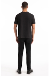 Calça First Black Slim Lav. Amaciado