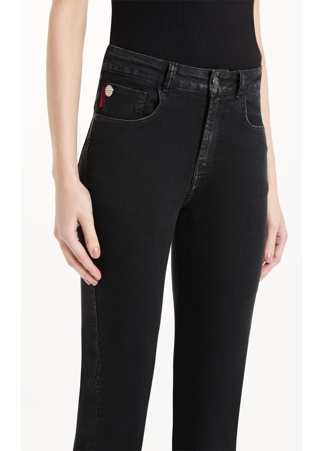 Calça First Black Slim Lav.Black