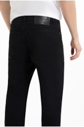 Calça First Black Straight 35 Amaciado