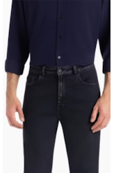 Calça First Black Straight Lav.Black