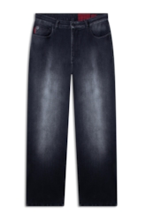 Calça First Black Wide Lav.Escuro