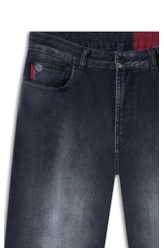 Calça First Black Wide Lav.Escuro