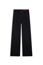 Calça First Black Wide Leg Lav 35 Amaciado