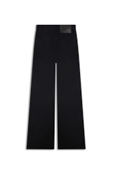 Calça First Black Wide Leg Lav 35 Amaciado