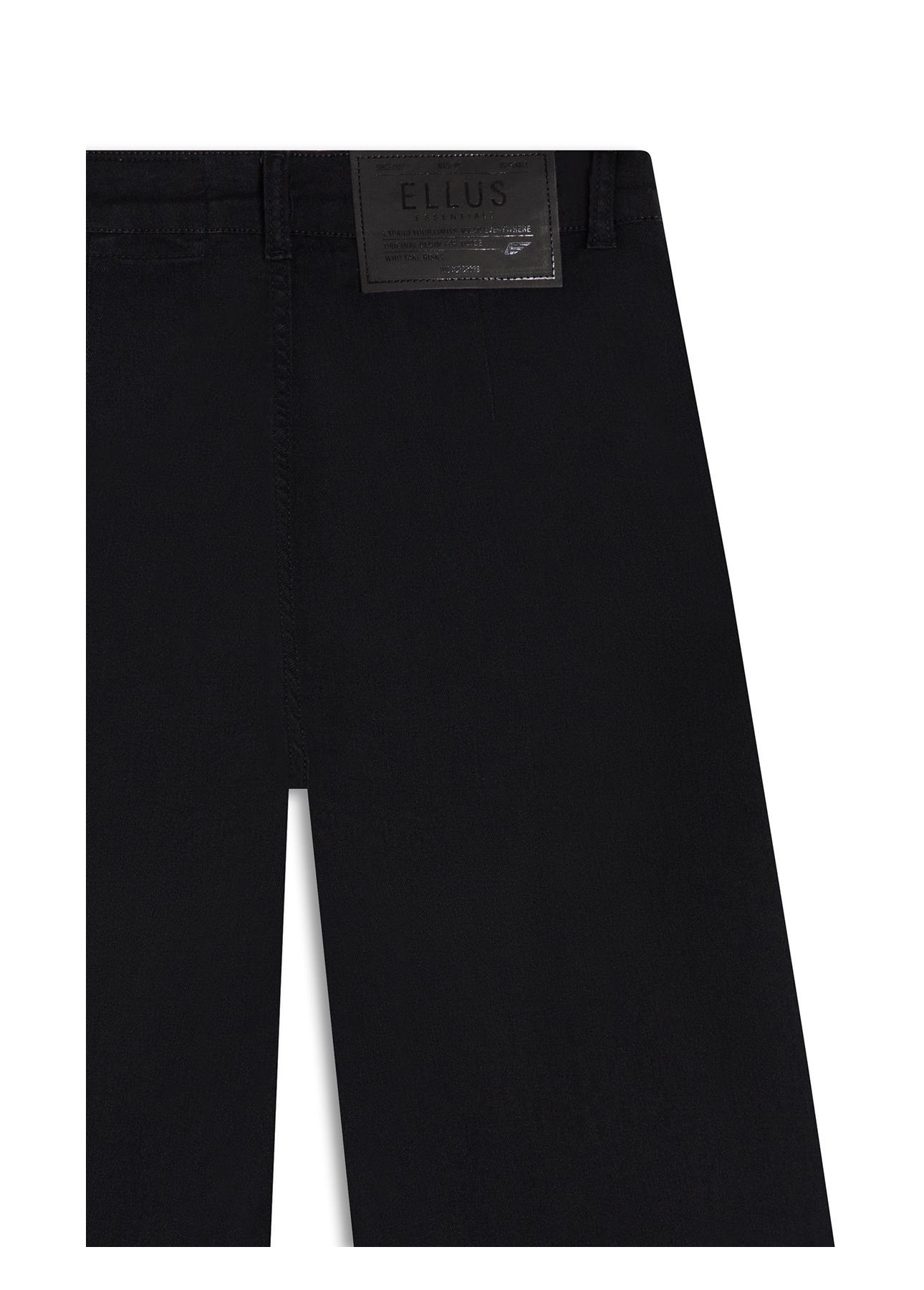 Calça First Black Wide Leg Lav 35 Amaciado