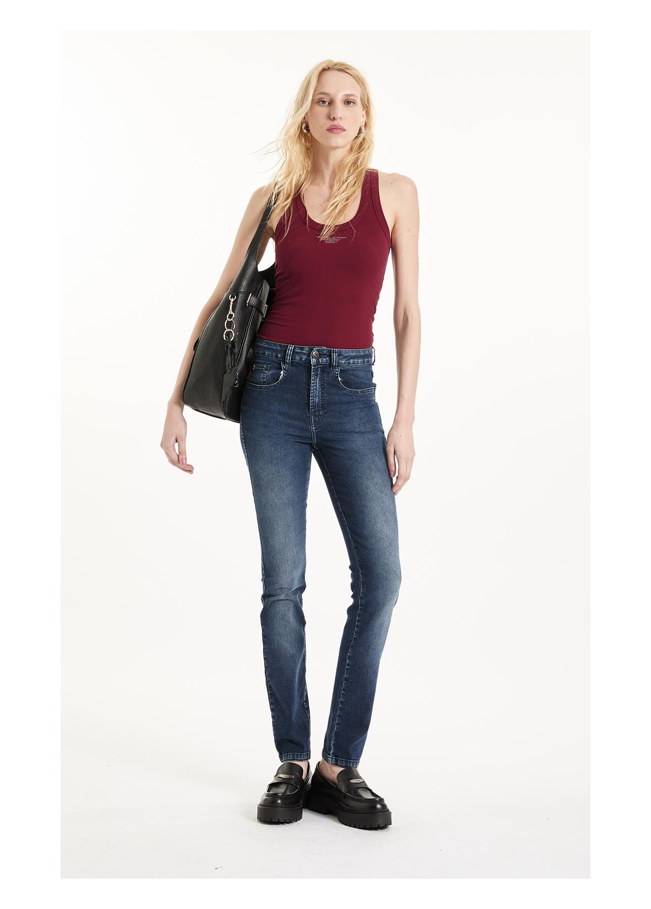 Calça First Blue Gisele Lav.Escuro