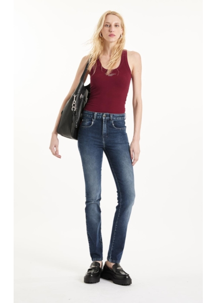Calça First Blue Gisele Lav.Escuro