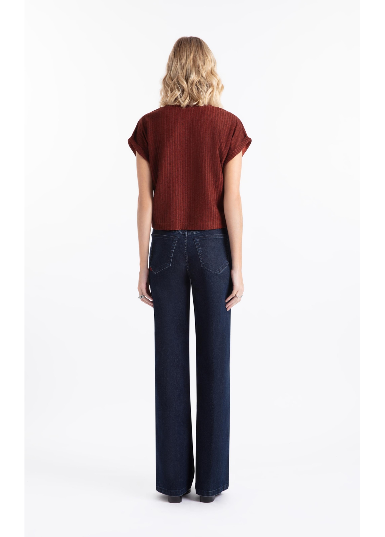 Calça First Blue Gisele Patheph Lav.Escuro