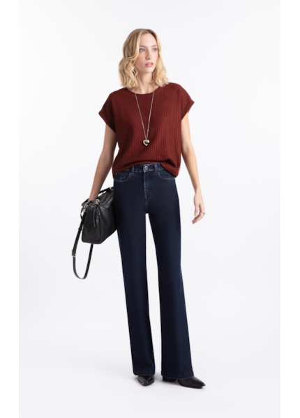 Calça First Blue Gisele Patheph Lav.Escuro