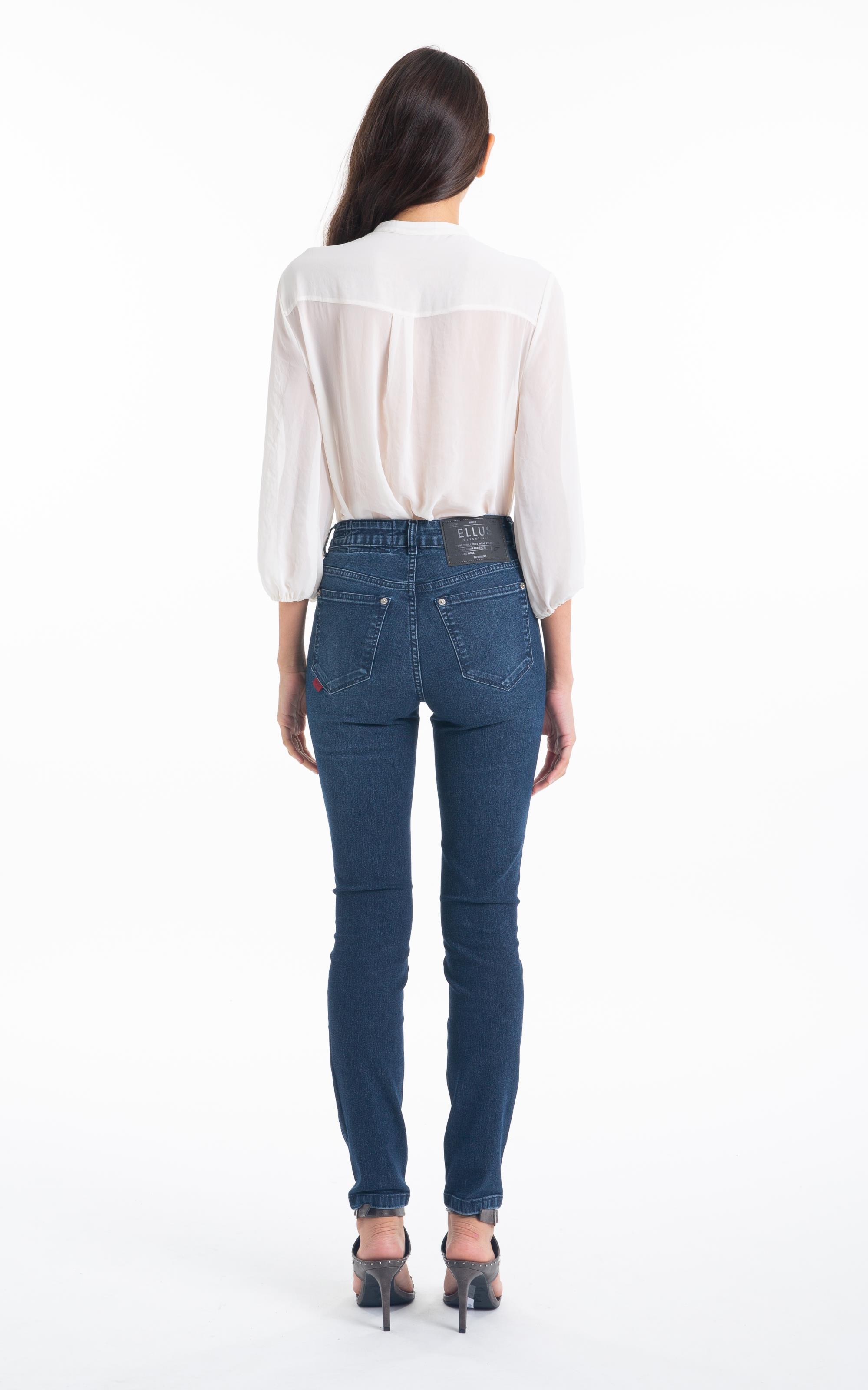 Calça First Blue Gisele Skinny Lav.Escuro