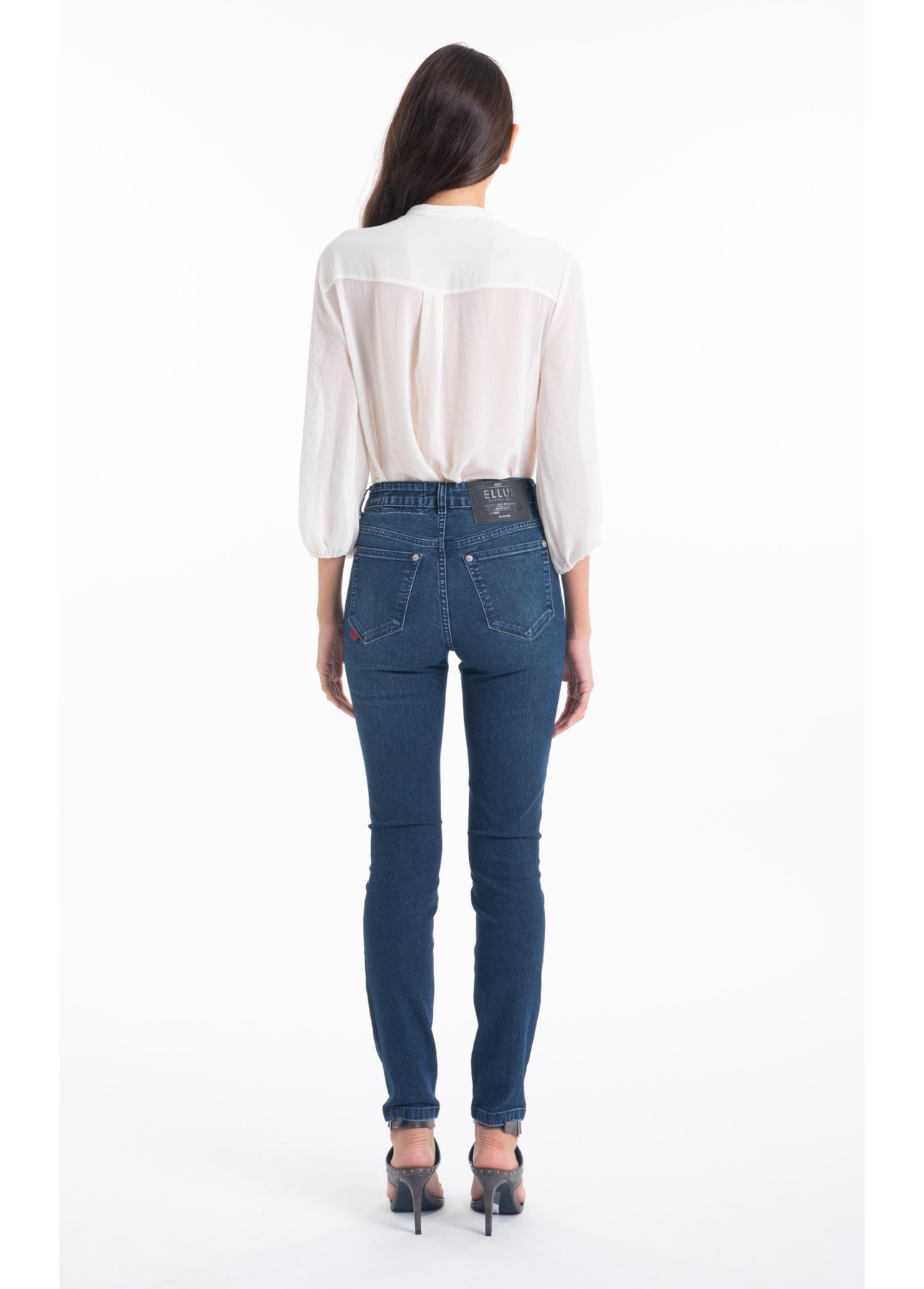Calça First Blue Gisele Skinny Lav.Escuro