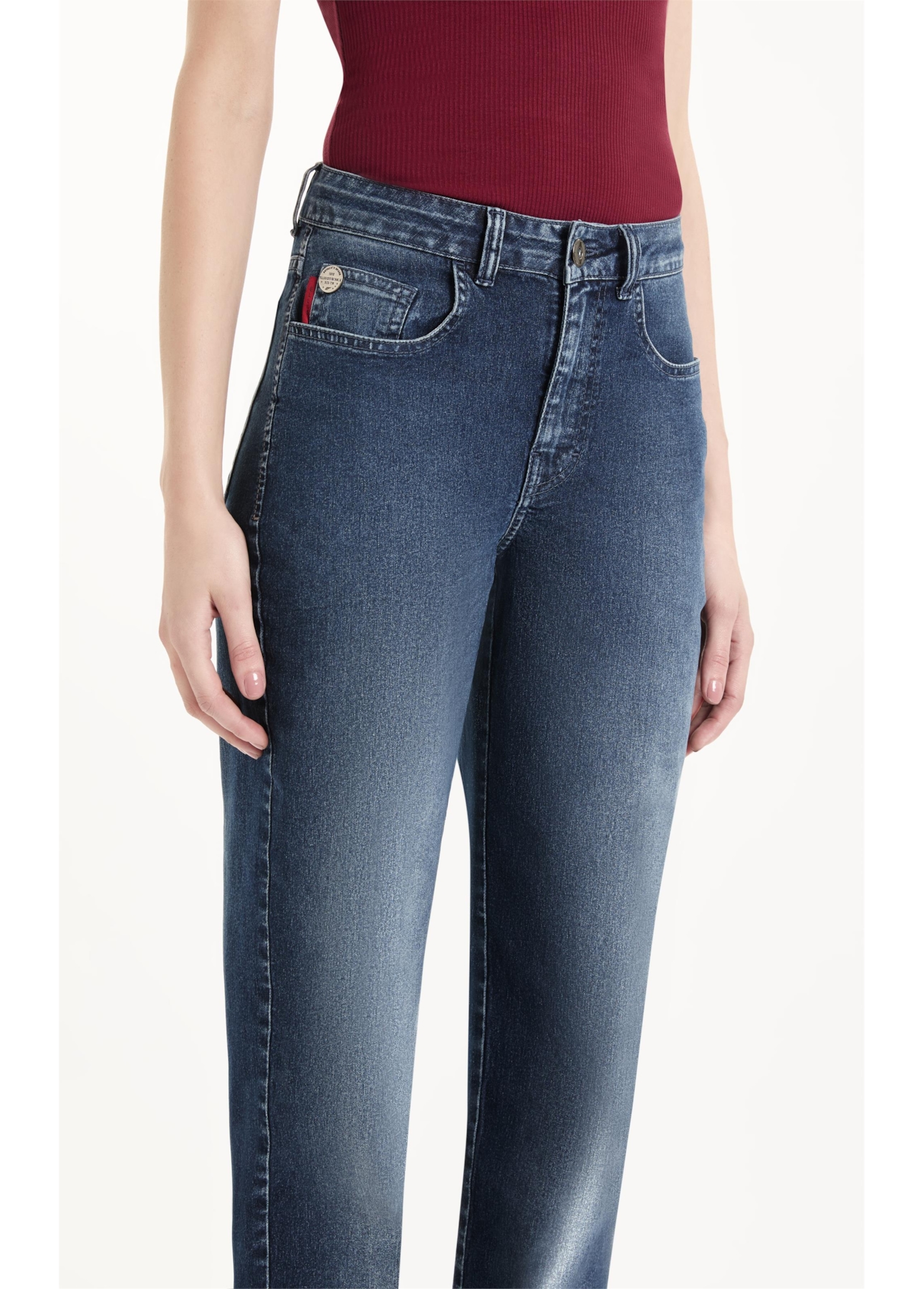 Calça First Blue Lav.Escuro C/ Used