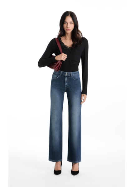 Calça First Blue Patheph 1991-Lav.Escuro C/ Used