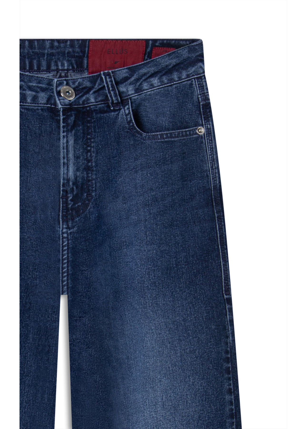 Calça First Blue (Reta) 5 Pockets Lav.Escuro C/ Used 1991-Lav.Escuro C/ Us