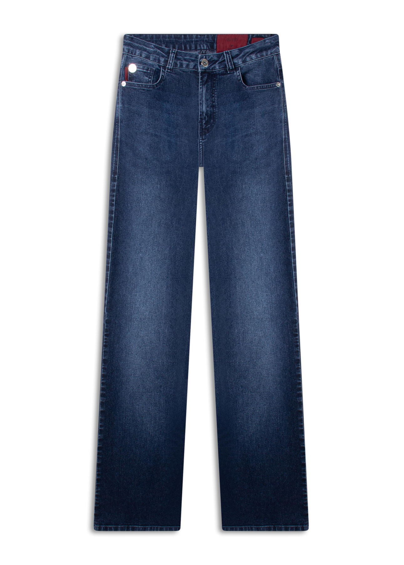 Calça First Blue (Reta) 5 Pockets Lav.Escuro C/ Used 1991-Lav.Escuro C/ Us