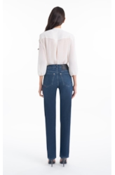 Calça First Blue (Reta) 5 Pockets Lav.Escuro C/ Used 1991-Lav.Escuro C/ Us