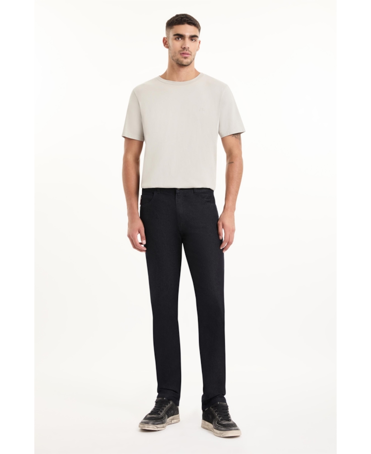 Calça First Blue Skinny 35 Amaciado
