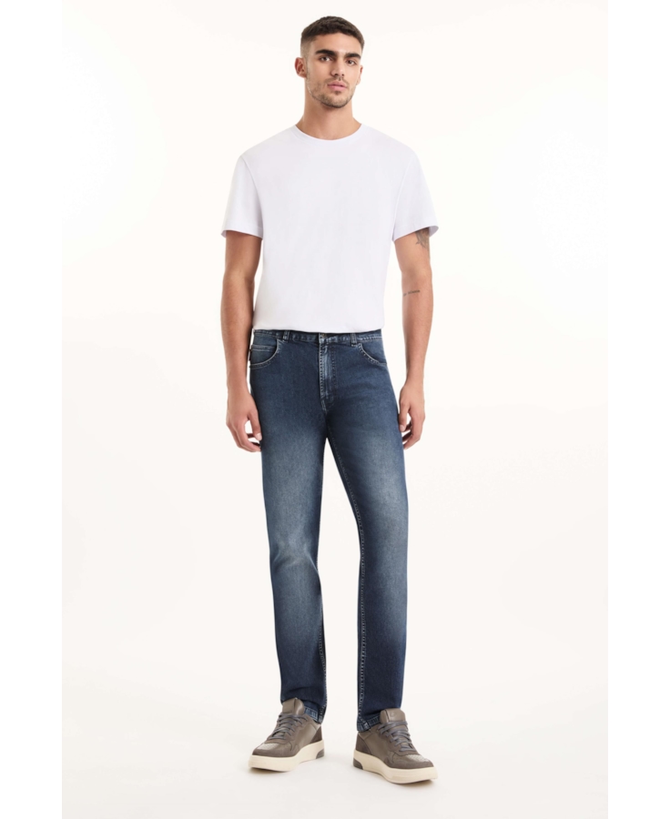Calça First Blue Skinny Lav.Escuro