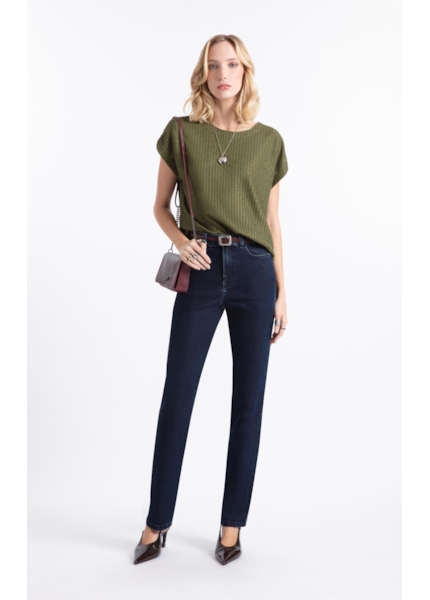 Calça First Blue Skinny Lav. Escuro