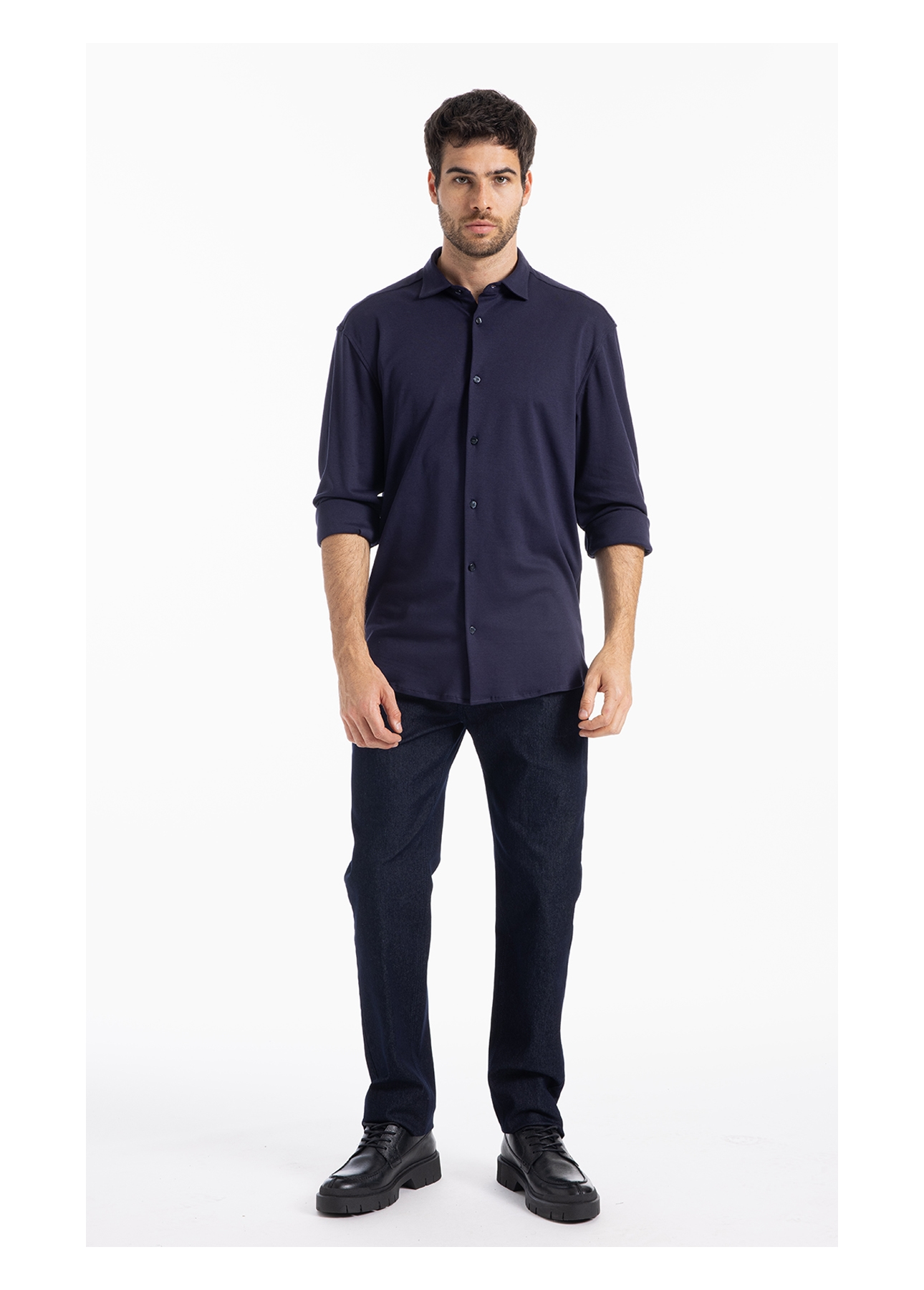 Calça First Blue Slim Amaciado