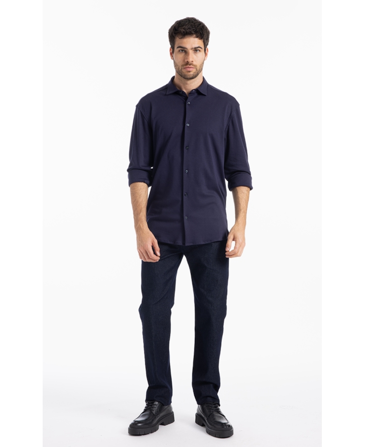 Calça First Blue Slim Amaciado