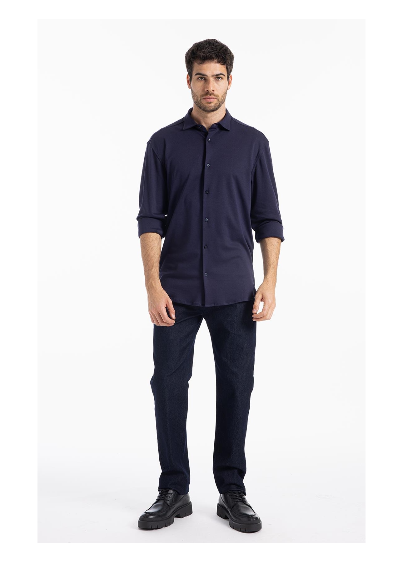 Calça First Blue Slim Amaciado