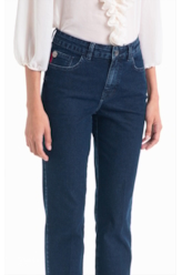 Calça First Blue Slim Lav.Black
