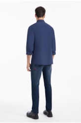 Calça First Blue Slim Lav.Escuro