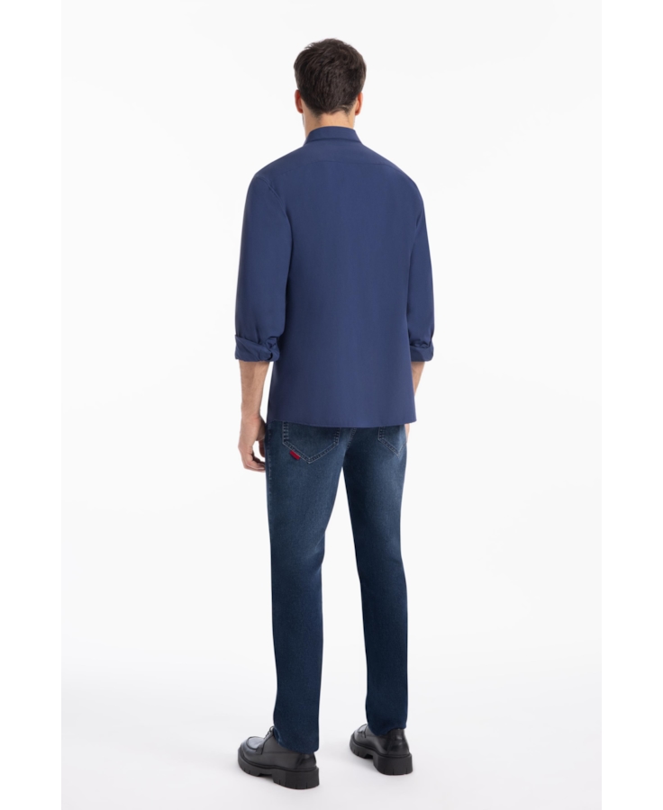 Calça First Blue Slim Lav.Escuro