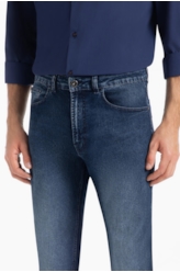 Calça First Blue Slim Lav.Escuro