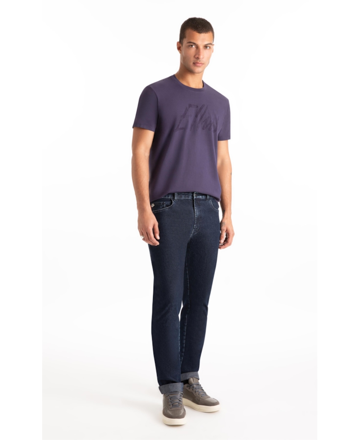 Calça First Blue Slim Lav.Escuro C/ Luva