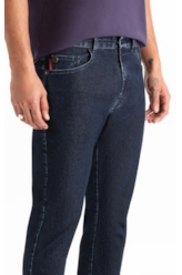 Calça First Blue Slim Lav.Escuro C/ Luva