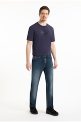 Calça First Blue Straight 1991-Lav.Escuro C/ Used