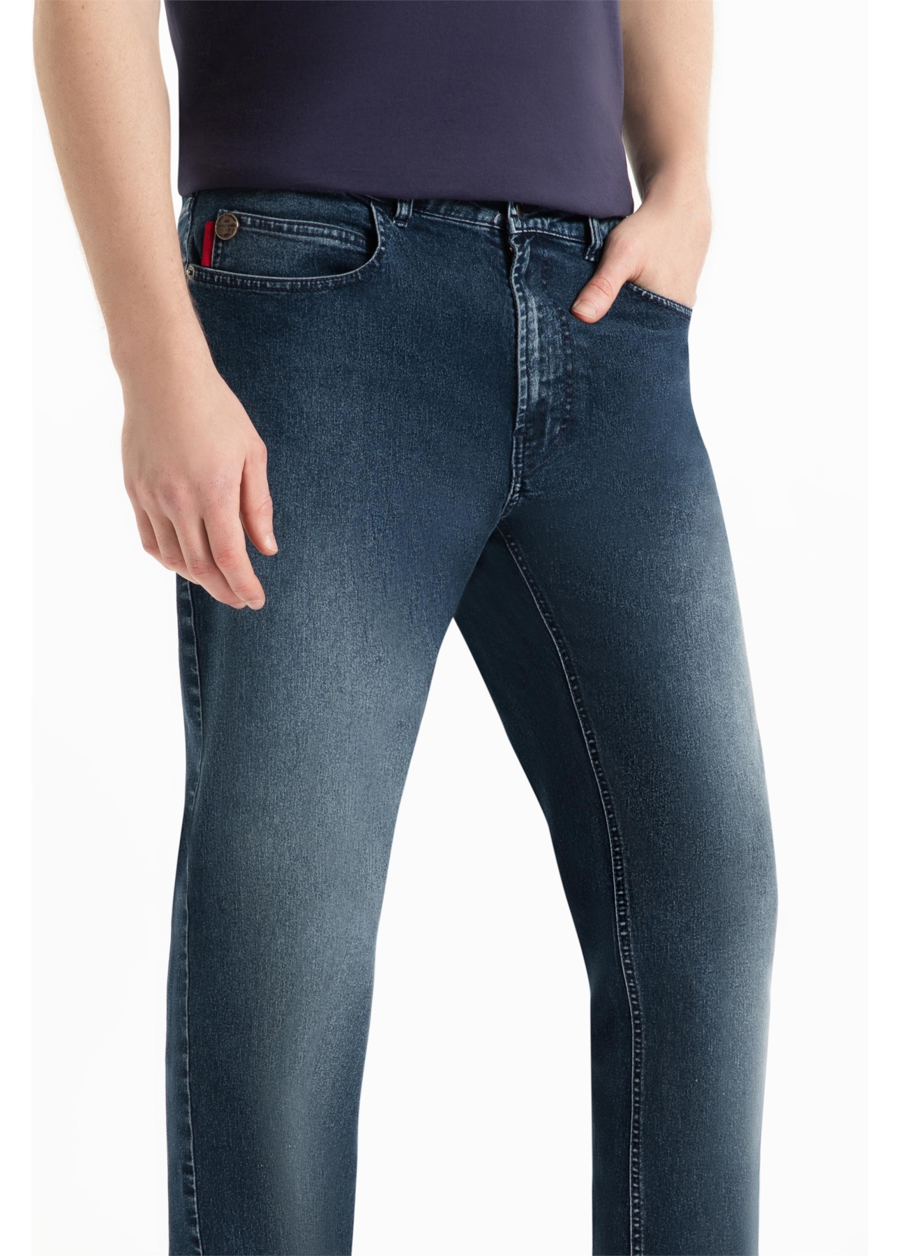 Calça First Blue Straight 1991-Lav.Escuro C/ Used