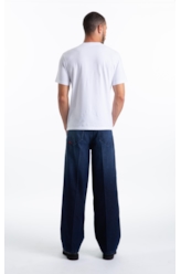 Calça First Blue Wide Lav.Escuro