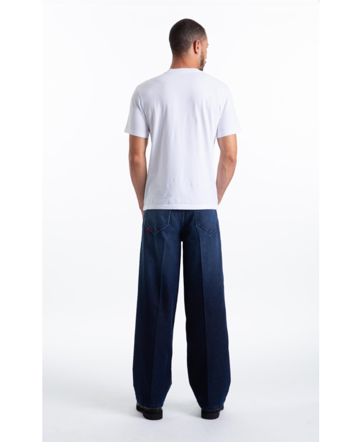 Calça First Blue Wide Lav.Escuro