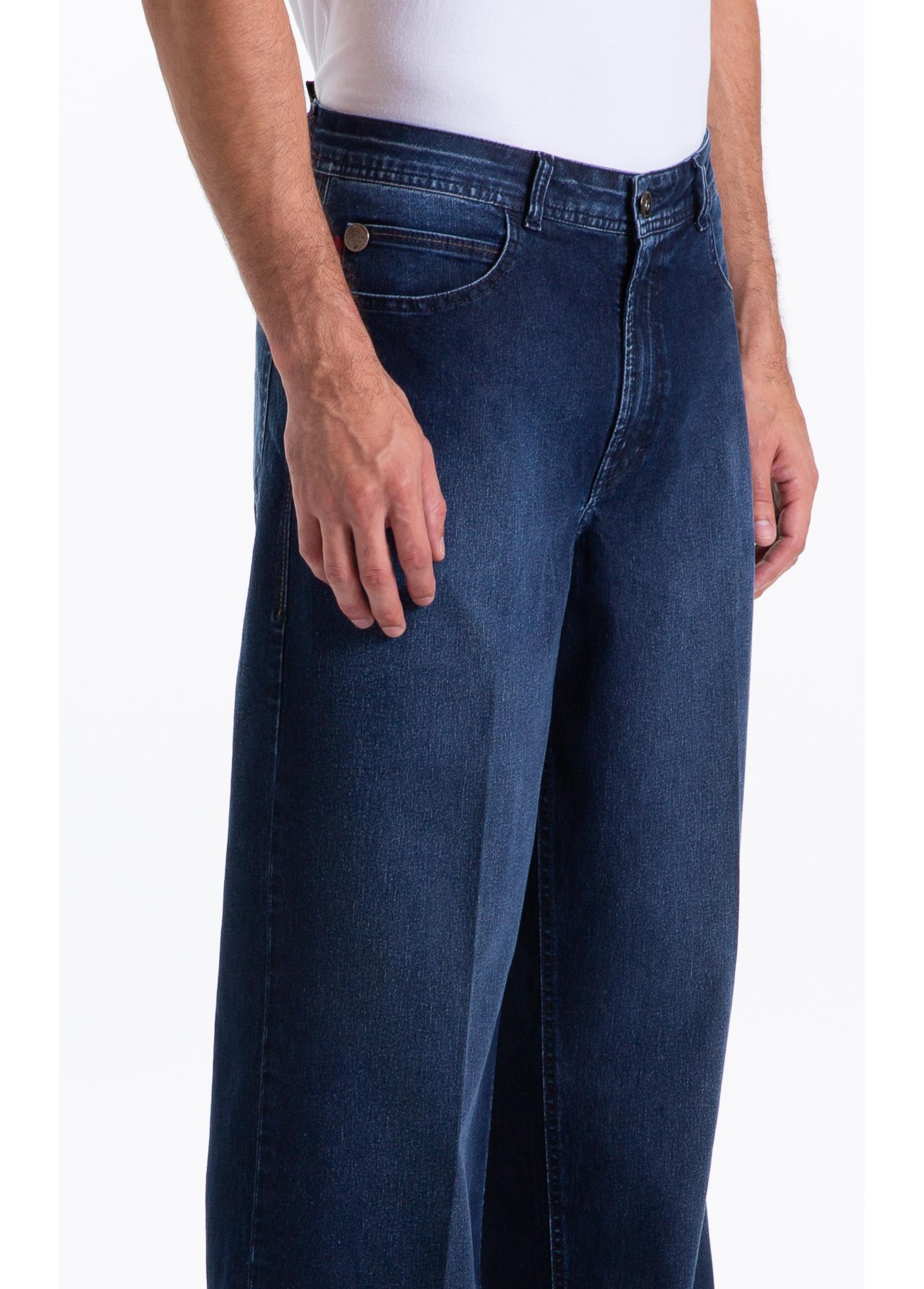 Calça First Blue Wide Lav.Escuro