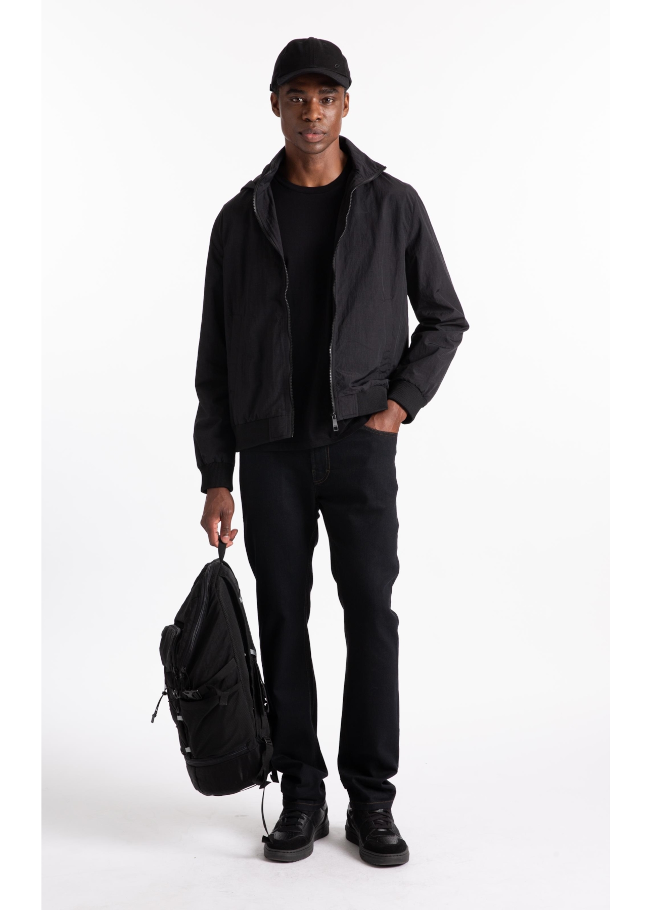 Calça Firt Black Slim Amaciado