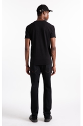 Calça Firt Black Slim Amaciado