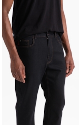 Calça Firt Black Slim Amaciado