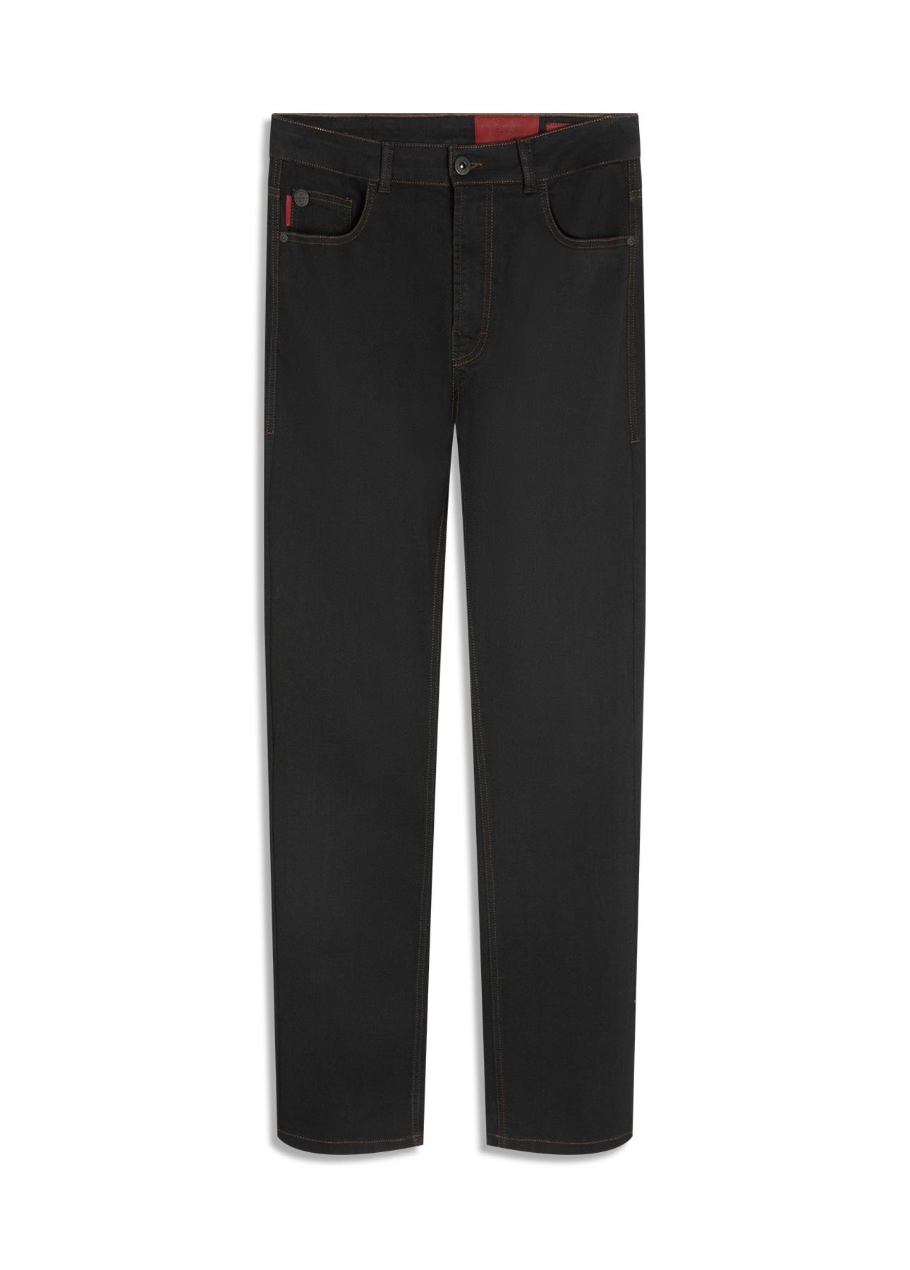 Calça Firt Black Slim Amaciado